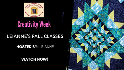 Leianne's Fall Class Preview - Creativity Week Replay