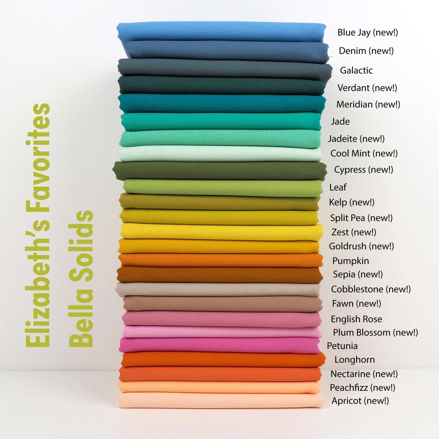 Elizabeth's Favorites - Bella Solids – Tagged "Fabric"– Quilters ...