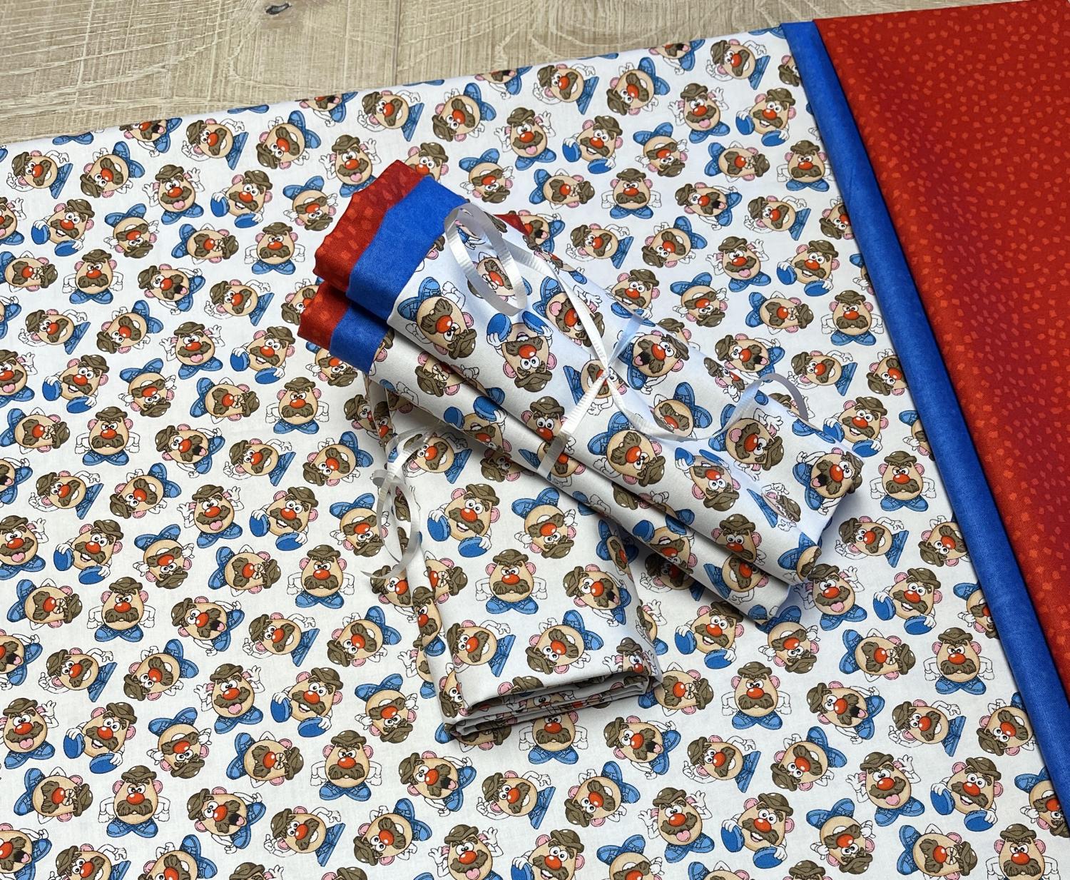 Mr. Potato Head 1 Pillowcase Kit WHITE Includes Pattern