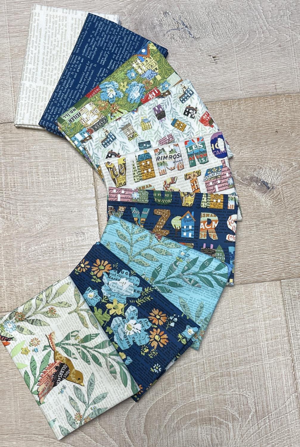 Paper Hamlet - Fat Quarter Bundle - 9 pieces - 19.5