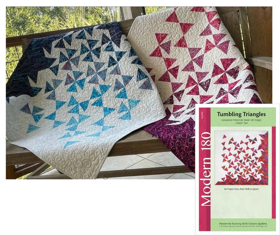 Tumbling Triangles by Studio 180 Designs – Quilters Cupboard Uxbridge
