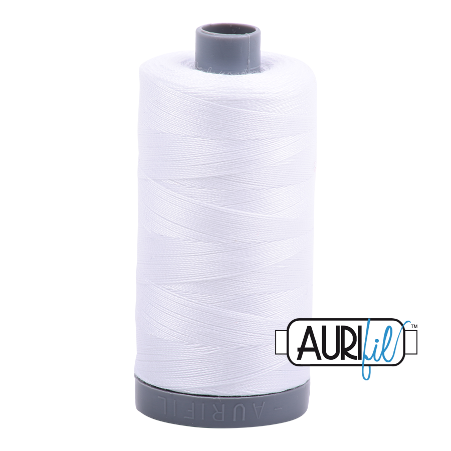 Aurifil 28 wt Cotton 2024 White